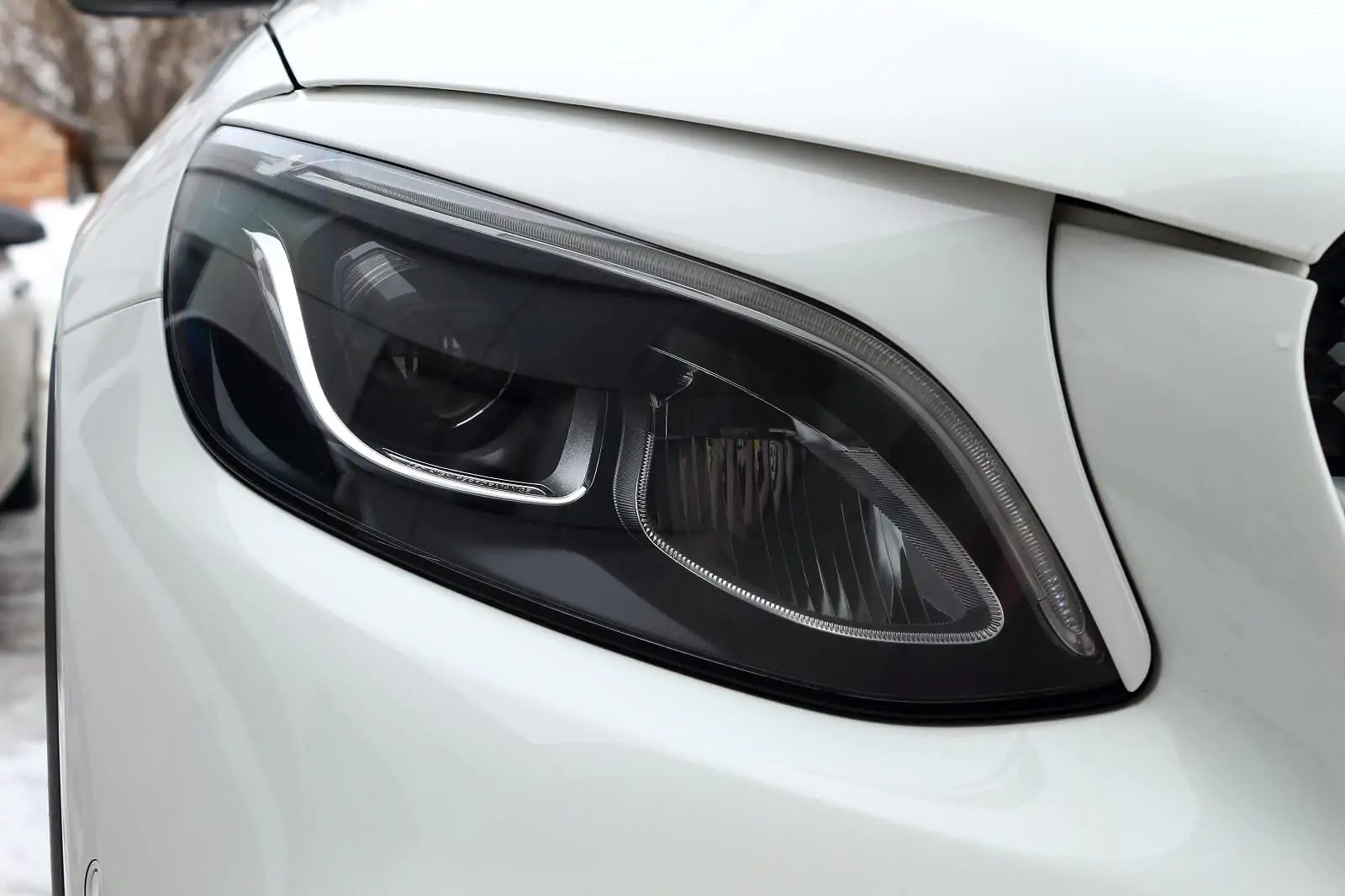 Реснички передние Mercedes-Benz GLC coupe 2016-2019 АБС Пластик — изображение 7