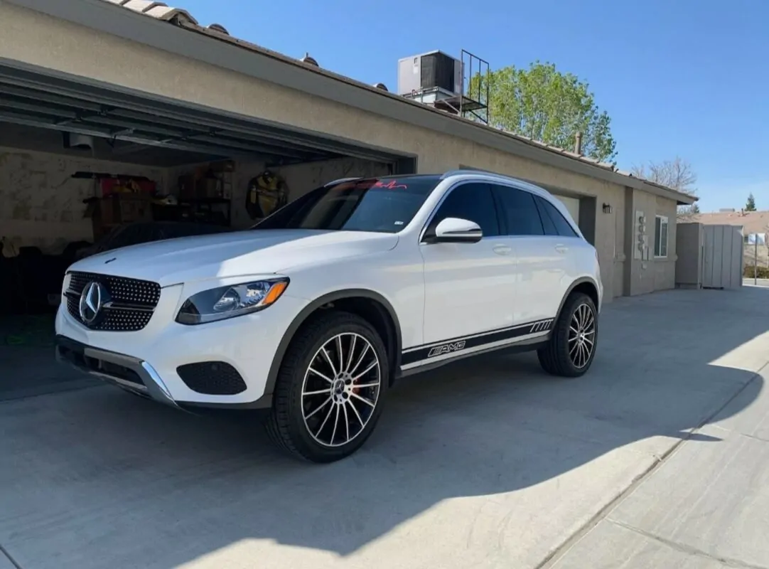 Реснички передние Mercedes-Benz GLC coupe 2016-2019 АБС Пластик — изображение 3