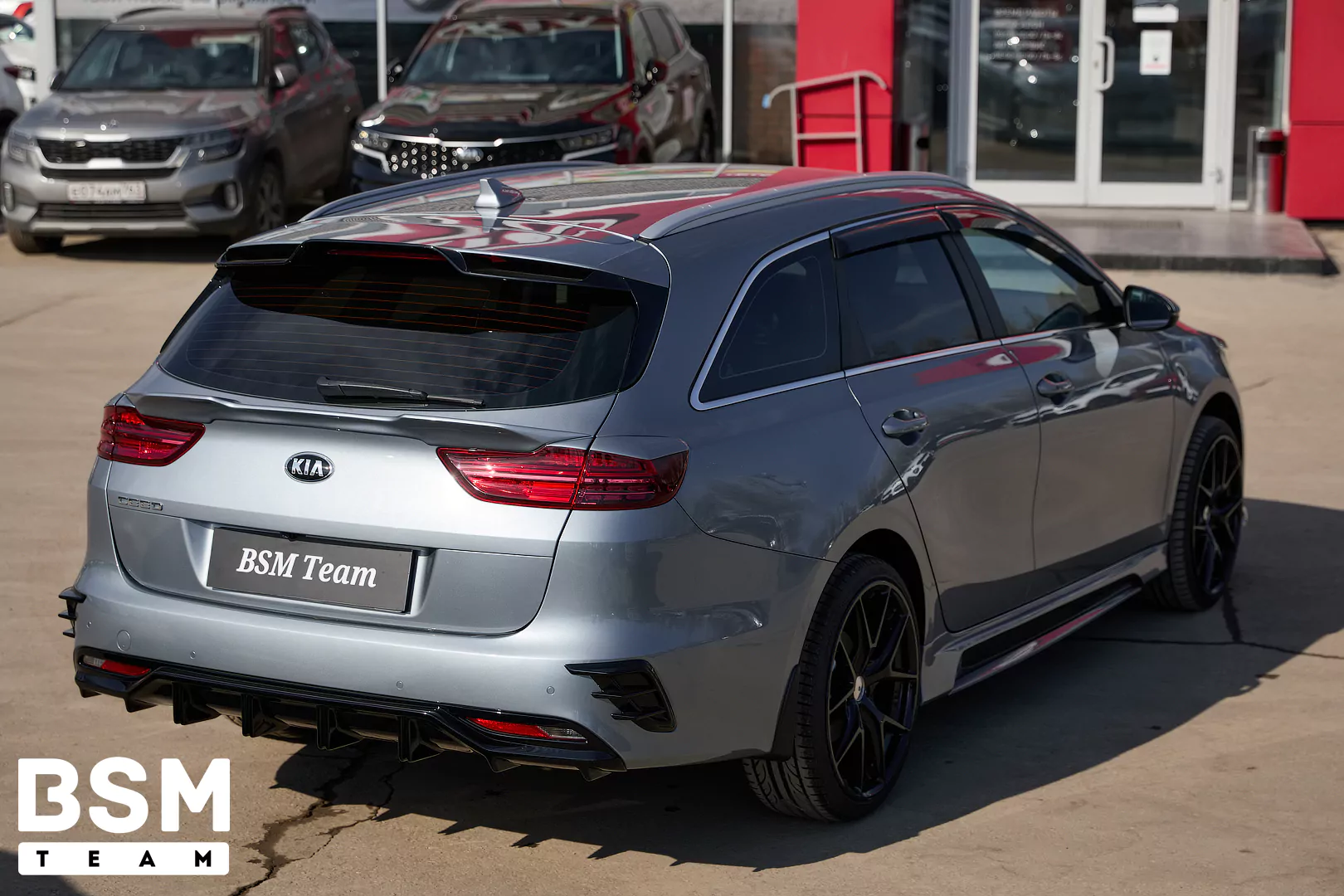 Диффузор Заднего Бампера Kia Ceed 3 Универсал (SW) 2019-2022 АБС пластик — изображение 5