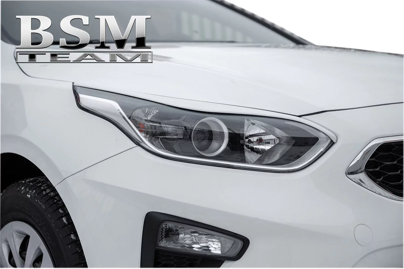 Ресницы Передние Фигурные Kia Ceed 3 (CD) HB / SW 2018-2022 АБС Пластик — изображение 4