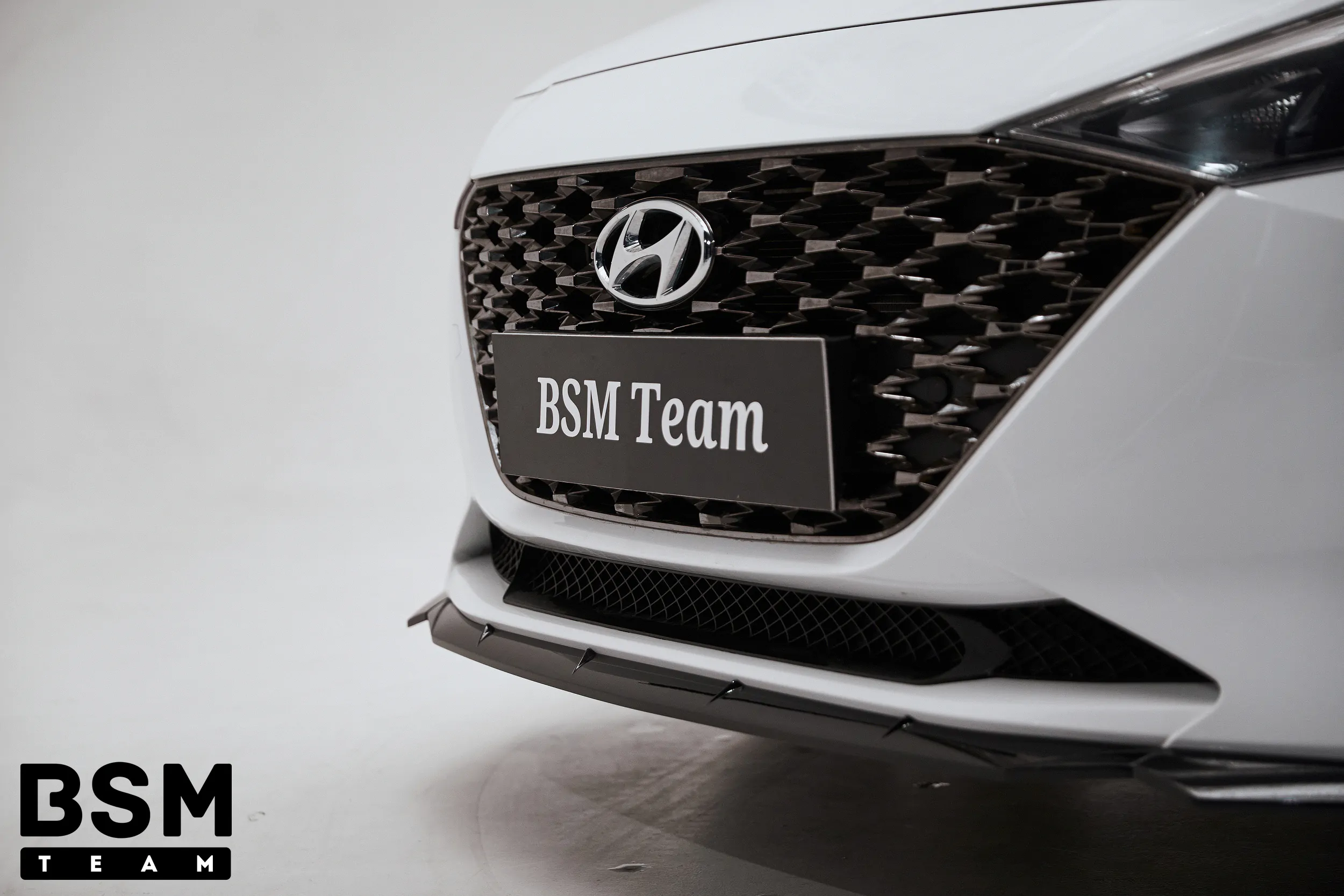 Центральная часть (середина) Сплиттера Переднего Бампера Hyundai Solaris hs 2020-2025 Рестайлинг АБС Пластик — изображение 11