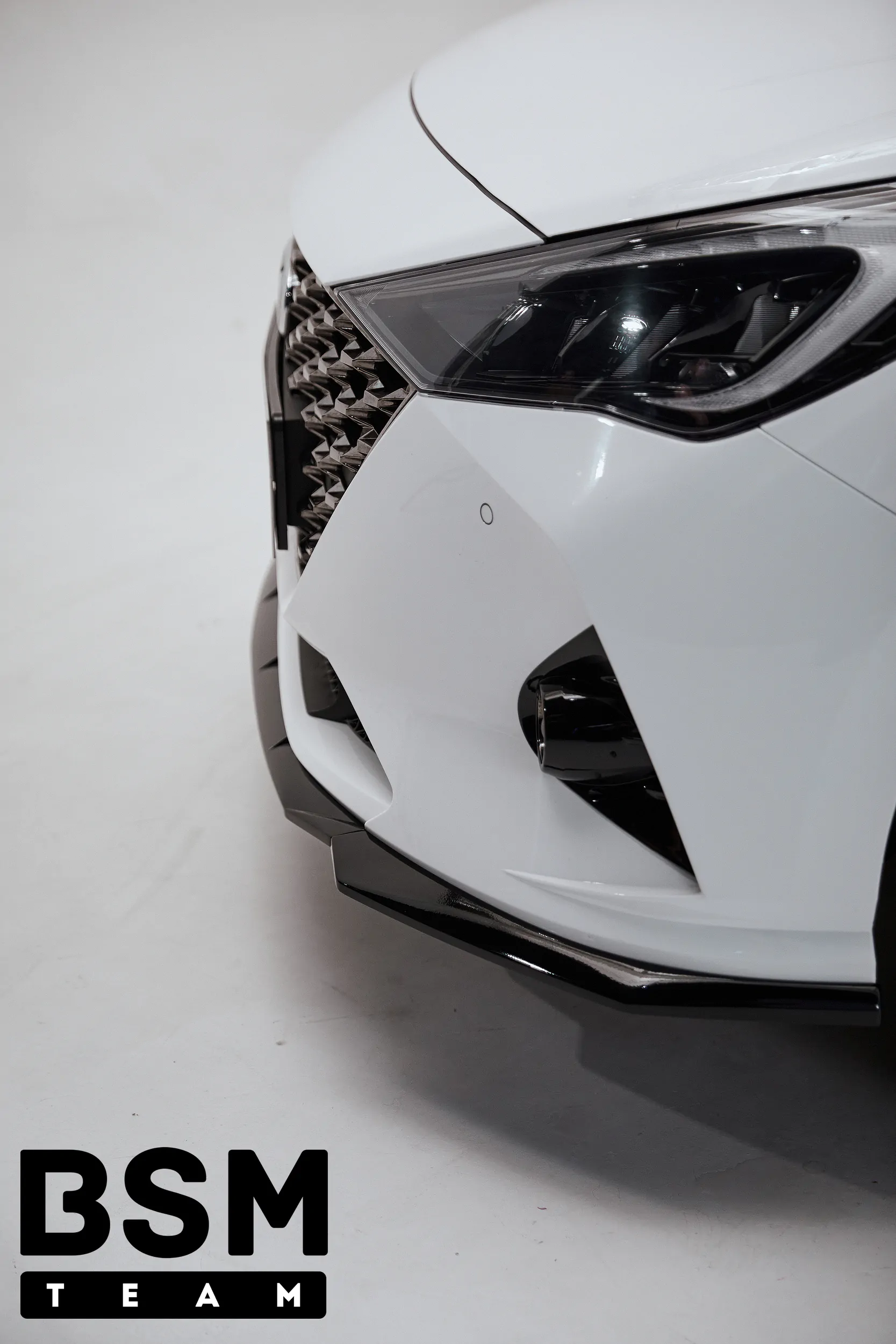 Центральная часть (середина) Сплиттера Переднего Бампера Hyundai Solaris hs 2020-2025 Рестайлинг АБС Пластик — изображение 10